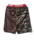 KIDS CHECKS & CAMO SWIM TRUNKS