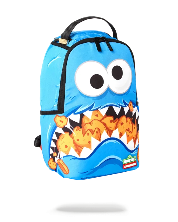 MINI COOKIE MONSTER SHARK BACKPACK