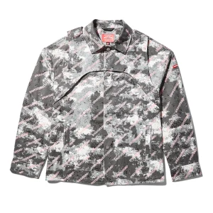 DOUBLE YOKE SNAP FRONT JACKET (GREY)