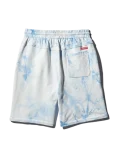 TIE DYE KNIT SHORTS (BLUE)