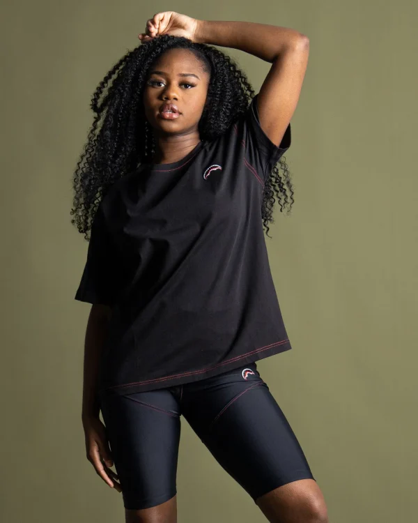 OVER SHARK T-SHIRT (BLACK)