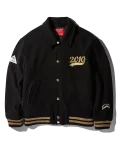 A.I.9 AFRICAN INTELLIGENCE GUILDED LEOPARD - SANDFLOWER COLLAB VARSITY JACKET