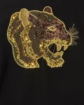 A.I.9 AFRICAN INTELLIGENCE GUILDED LEOPARD - SANDFLOWER COLLAB VARSITY JACKET