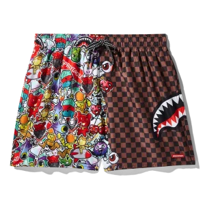 STICKER CREW SWIM SHORTS