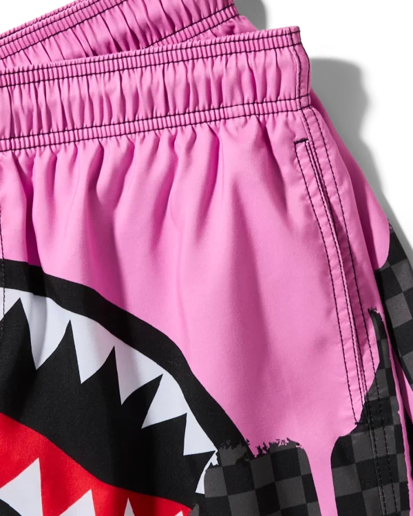 OCEAN DRIP CHECK SWIM SHORT