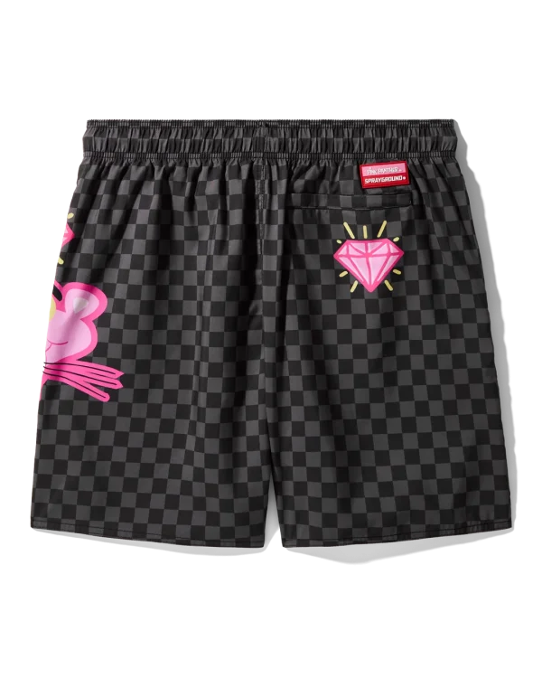 PINK PANTHER DIAMOND SHARK SWIM SHORTS