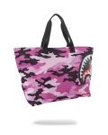SPLIT CAMO BEACH TOTE