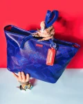 SHARK CHECK (BLUE) TOTE