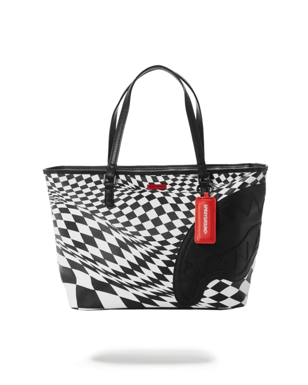 TRIPPY CHECK TOTE