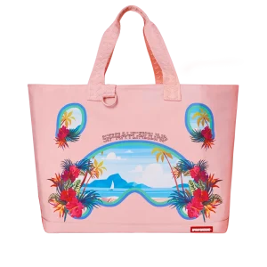 BORA BORA SHARK ISLAND VILLA BEACH TOTE