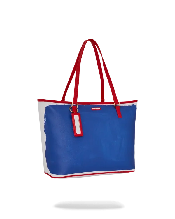 KEITH HARING THE BIG BLUE PURSE ART TOTE