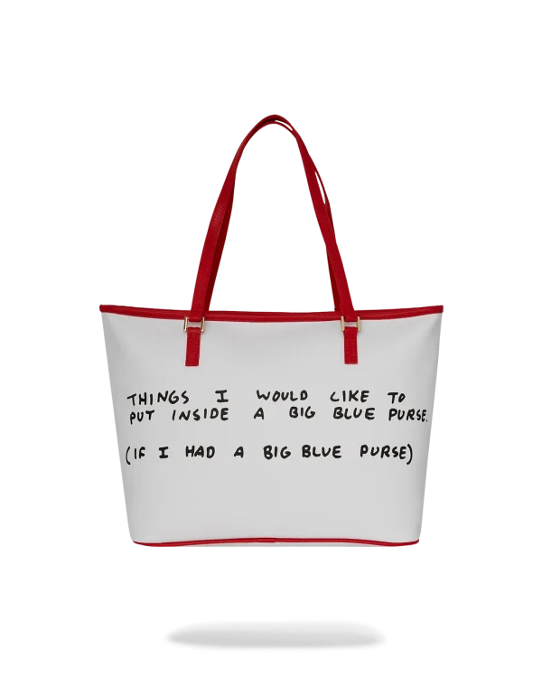 KEITH HARING THE BIG BLUE PURSE ART TOTE