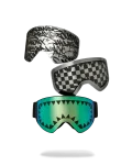 THE STREET MOUNTAIN SKI GOGGLES (INTERCHANGEABLE 3 LENSES)
