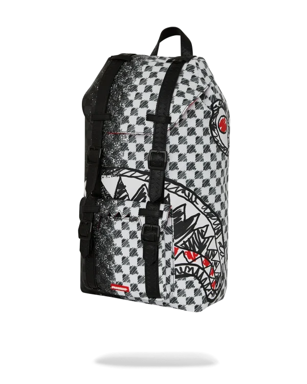 SCRIBBLE DRIBBLE CHECK HILLS BACKPACK