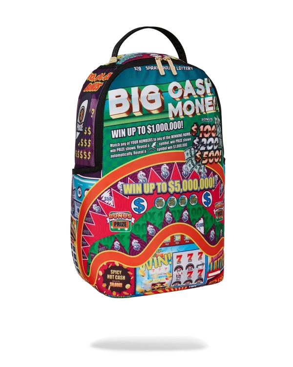 BIG MONEY BIG MONEY BACKPACK (COMES WITH SCRATCH OFF PLAYING CARD)