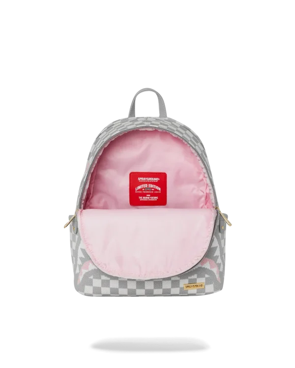 KNIT SHARKS IN PARIS IN CREAM SAVAGE BACKPACK