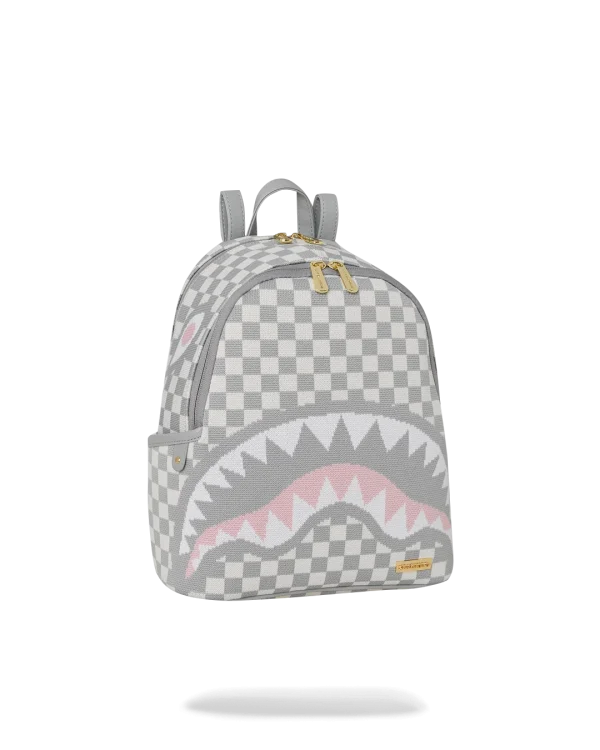 KNIT SHARKS IN PARIS IN CREAM SAVAGE BACKPACK