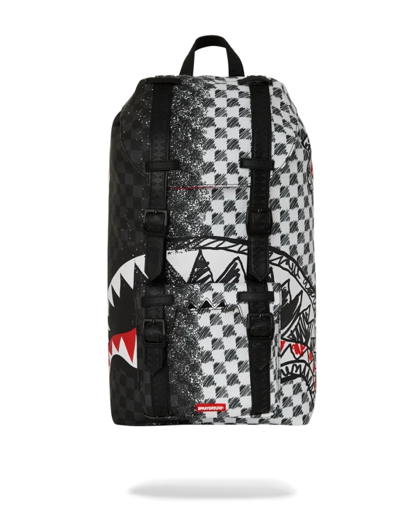 SCRIBBLE DRIBBLE CHECK HILLS BACKPACK