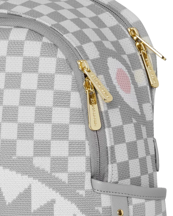 KNIT SHARKS IN PARIS IN CREAM SAVAGE BACKPACK