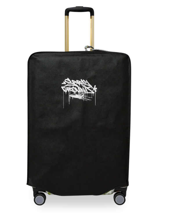 A.I. AFRICAN INTELLIGENCE ELEGANT ENERGY SHARKITECTURE FULL SIZE LUGGAGE - SANDFLOWER COLLAB