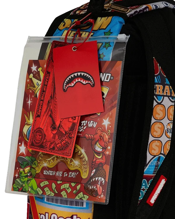 BIG MONEY BIG MONEY BACKPACK (COMES WITH SCRATCH OFF PLAYING CARD)