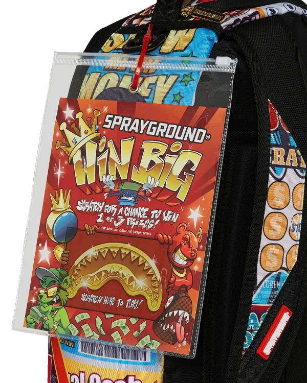 BIG MONEY BIG MONEY BACKPACK (COMES WITH SCRATCH OFF PLAYING CARD)