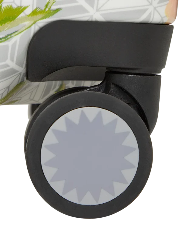 A.I. AFRICAN INTELLIGENCE ELEGANT ENERGY SHARKITECTURE FULL SIZE LUGGAGE - SANDFLOWER COLLAB